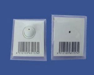 50mm x 43mm Mini Square Card Tag with Clutch RF 8.2MHz (A-004)